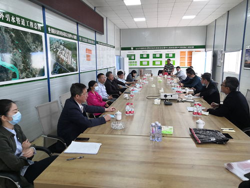 省工信厅莅汕调研指导和跟踪服务重点园区重点企业